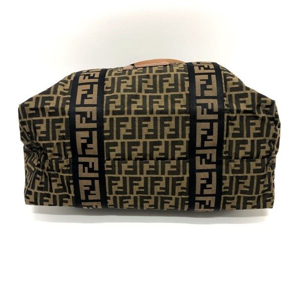 FENDI 7VS071 Zucca pattern tote bag, handbag, Boston canvas, leather, women's... - Picture 5 of 12